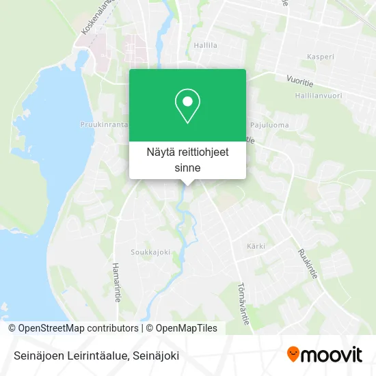 Seinäjoen Leirintäalue kartta