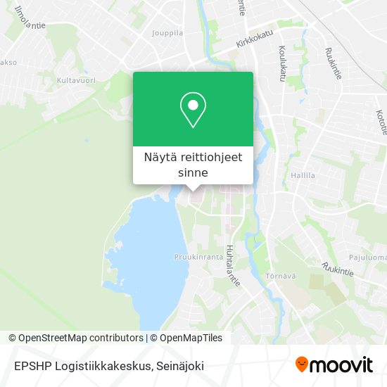 EPSHP Logistiikkakeskus kartta