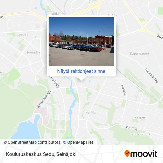 Koulutuskeskus Sedu kartta