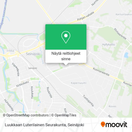 Luukkaan Luterilainen Seurakunta kartta