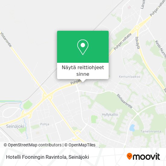 Hotelli Fooningin Ravintola kartta