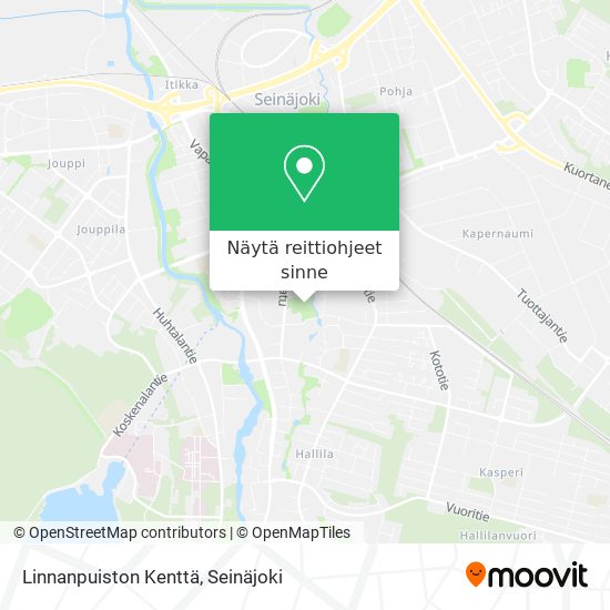 Linnanpuiston Kenttä kartta