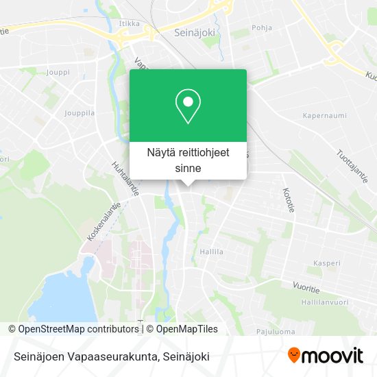Seinäjoen Vapaaseurakunta kartta