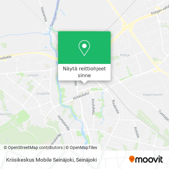 Kriisikeskus Mobile Seinäjoki kartta