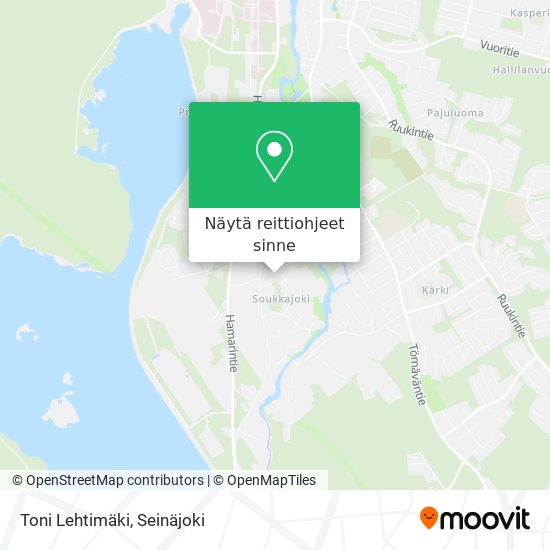 Toni Lehtimäki kartta