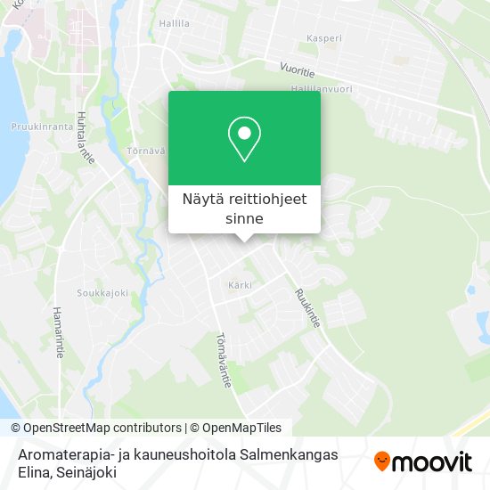 Aromaterapia- ja kauneushoitola Salmenkangas Elina kartta