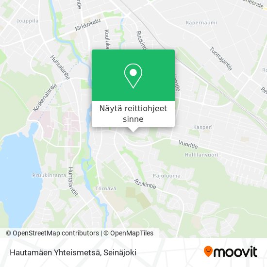 Hautamäen Yhteismetsä kartta