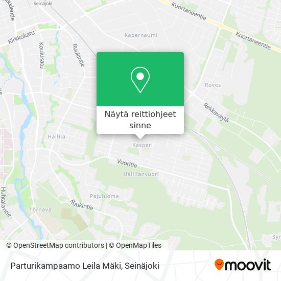 Parturikampaamo Leila Mäki kartta