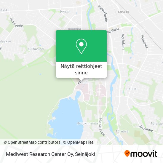 Mediwest Research Center Oy kartta