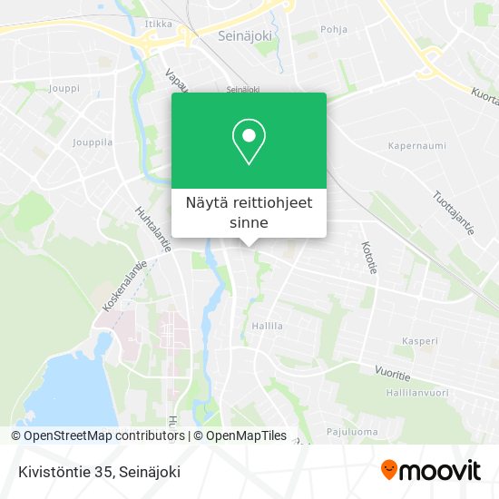 Kivistöntie 35 kartta