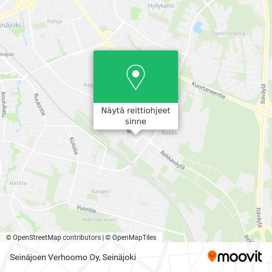 Seinäjoen Verhoomo Oy kartta