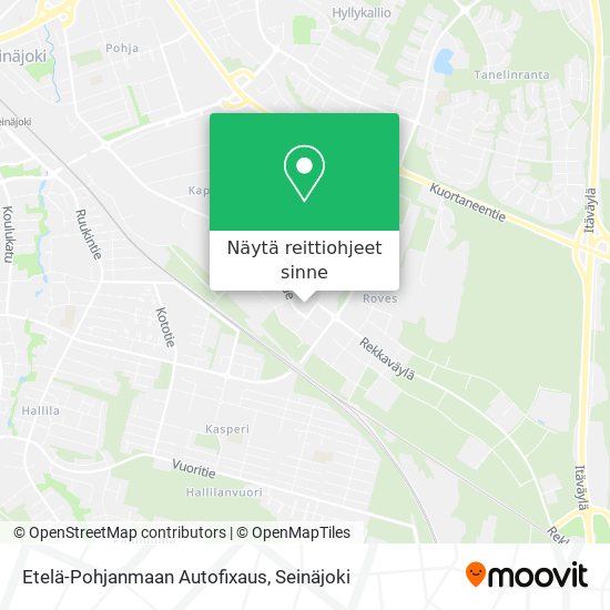 Etelä-Pohjanmaan Autofixaus kartta