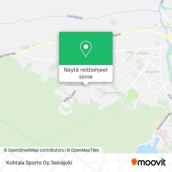 Kohtala Sports Oy kartta