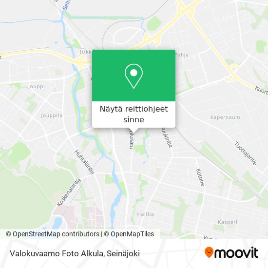 Valokuvaamo Foto Alkula kartta