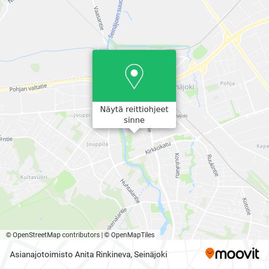 Asianajotoimisto Anita Rinkineva kartta