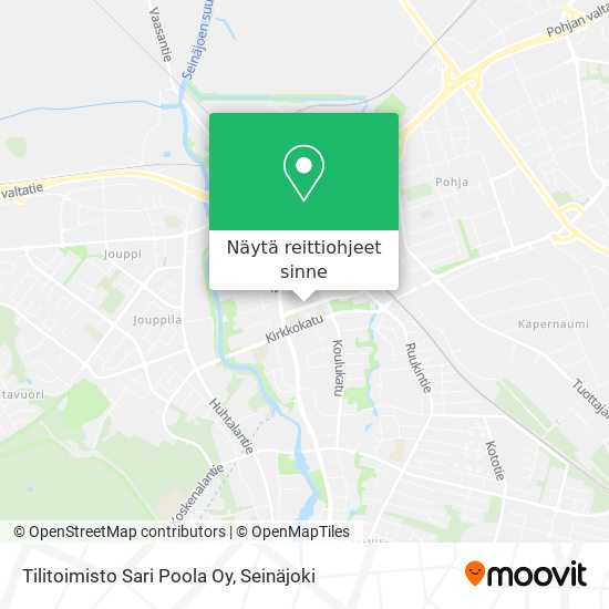 Tilitoimisto Sari Poola Oy kartta