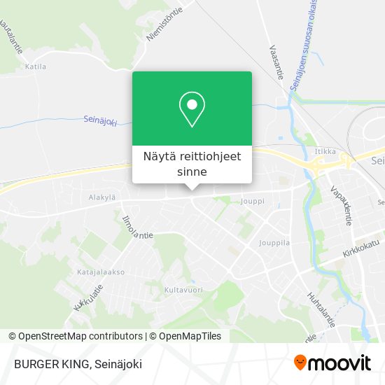 BURGER KING kartta