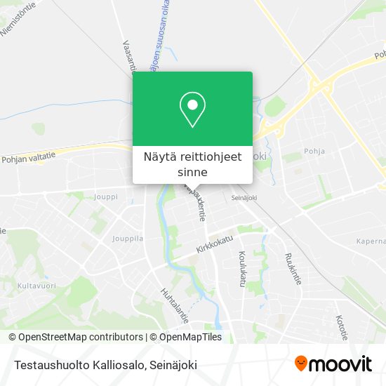 Testaushuolto Kalliosalo kartta