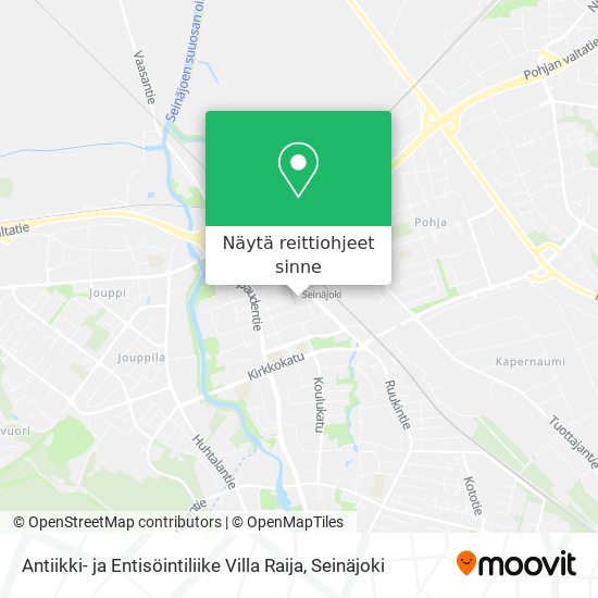 Antiikki- ja Entisöintiliike Villa Raija kartta