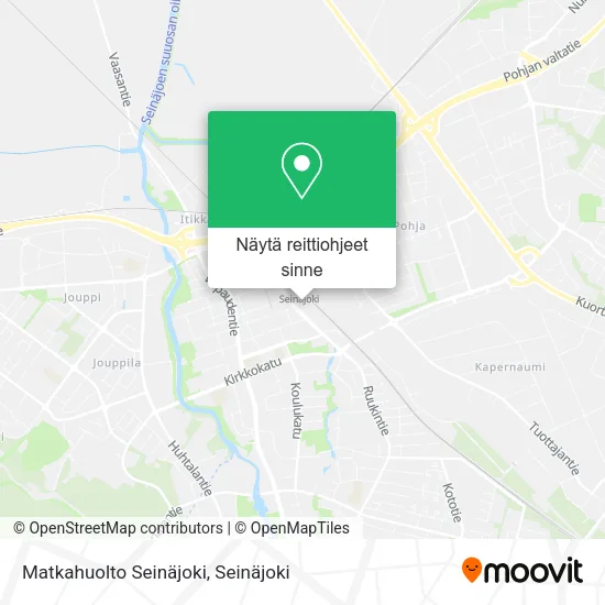 Matkahuolto Seinäjoki kartta
