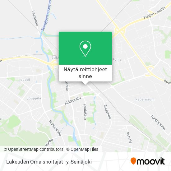Lakeuden Omaishoitajat ry kartta