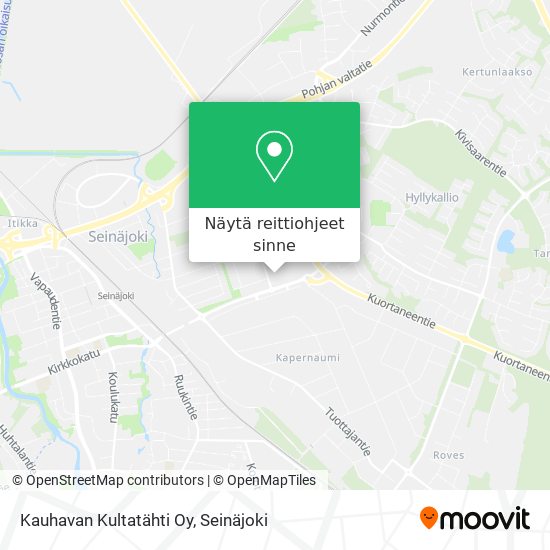 Kauhavan Kultatähti Oy kartta