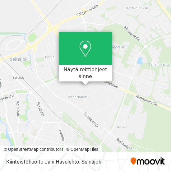 Kiinteistöhuolto Jani Havulehto kartta