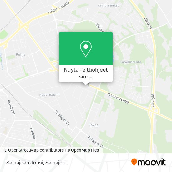 Seinäjoen Jousi kartta