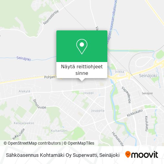 Sähköasennus Kohtamäki Oy Superwatti kartta