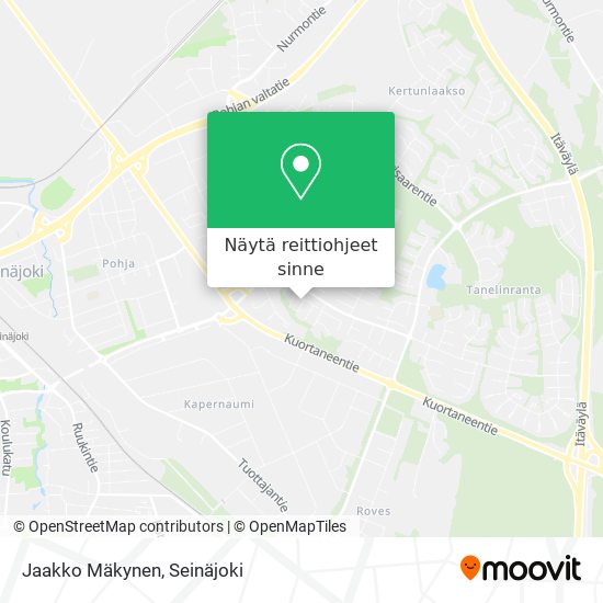 Jaakko Mäkynen kartta