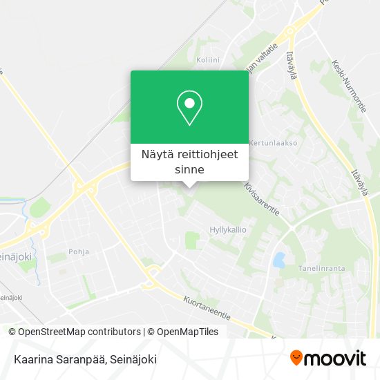 Kaarina Saranpää kartta