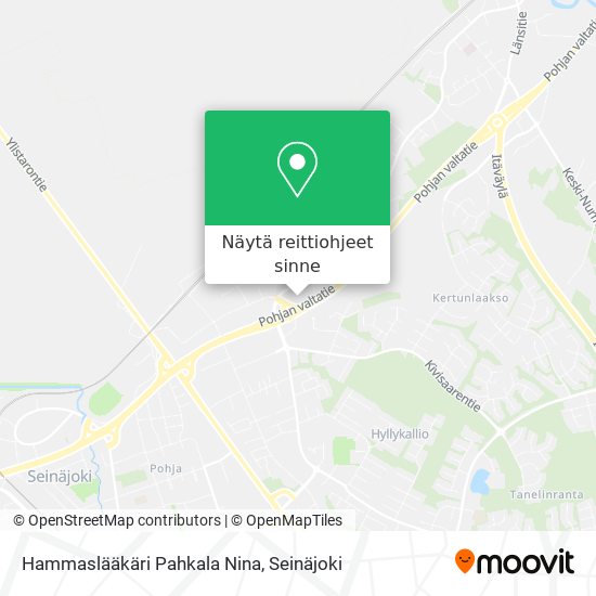Hammaslääkäri Pahkala Nina kartta