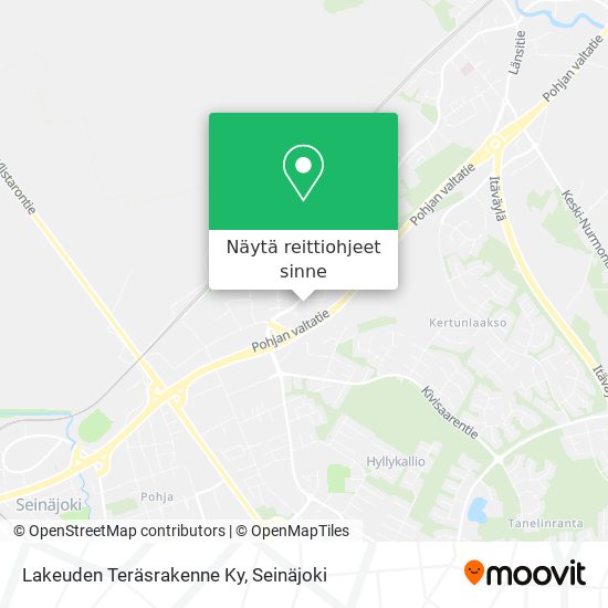 Lakeuden Teräsrakenne Ky kartta