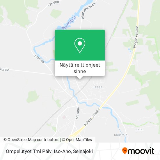 Ompelutyöt Tmi Päivi Iso-Aho kartta