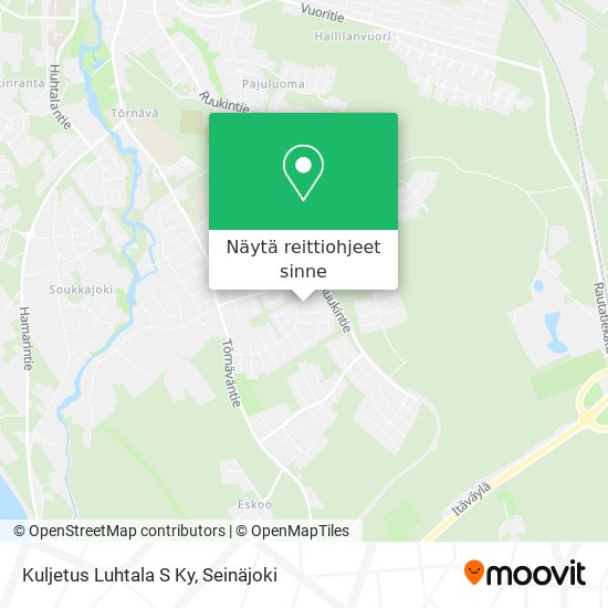 Kuljetus Luhtala S Ky kartta
