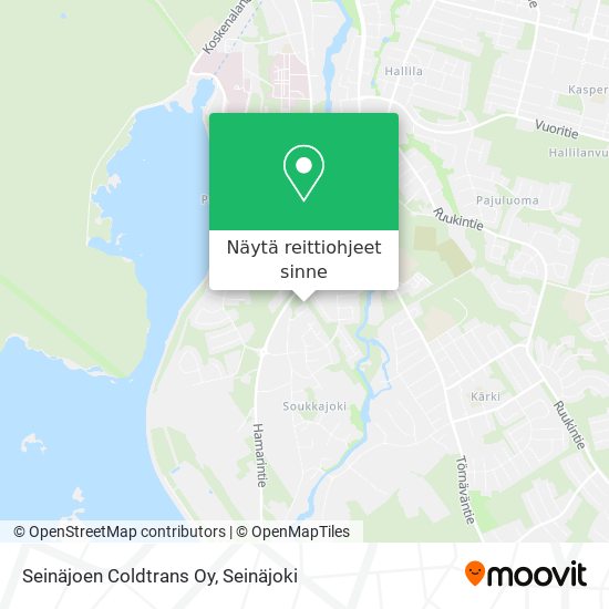 Seinäjoen Coldtrans Oy kartta