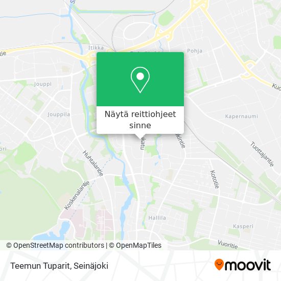 Teemun Tuparit kartta