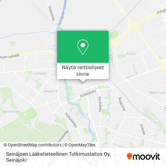 Seinäjoen Lääketieteellinen Tutkimuslaitos Oy kartta