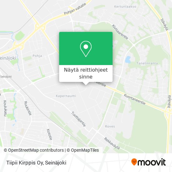 Tiipii Kirppis Oy kartta
