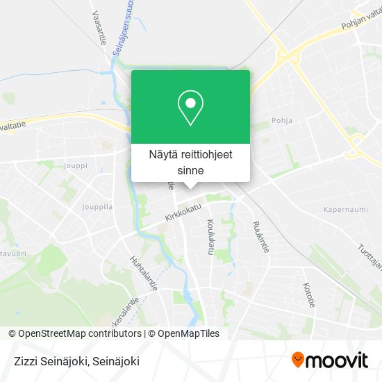 Zizzi Seinäjoki kartta