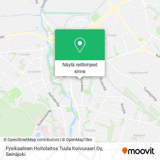 Fysikaalinen Hoitolaitos Tuula Koivusaari Oy kartta