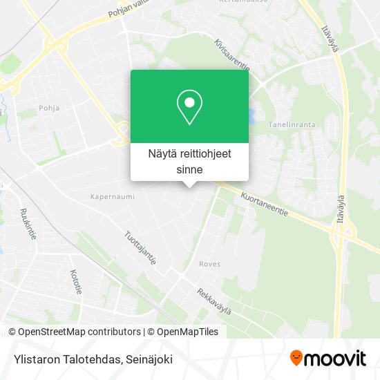 Ylistaron Talotehdas kartta