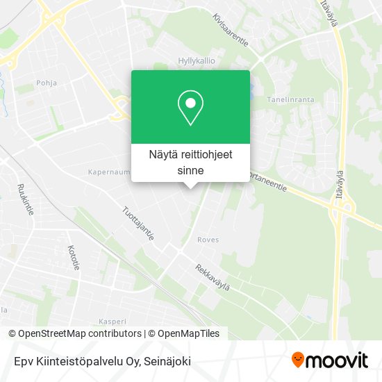 Epv Kiinteistöpalvelu Oy kartta