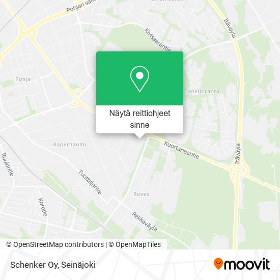 Schenker Oy kartta