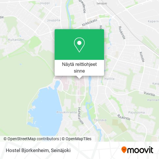 Hostel Bjorkenheim kartta