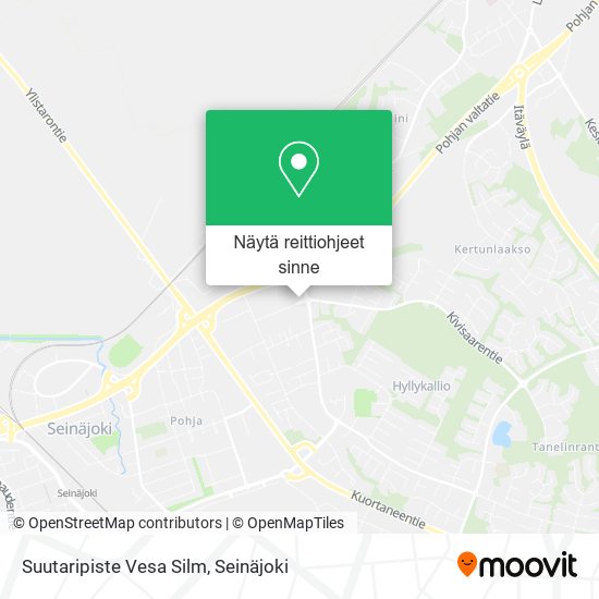 Suutaripiste Vesa Silm kartta