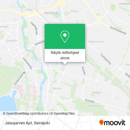 Jalasjarven Apt kartta