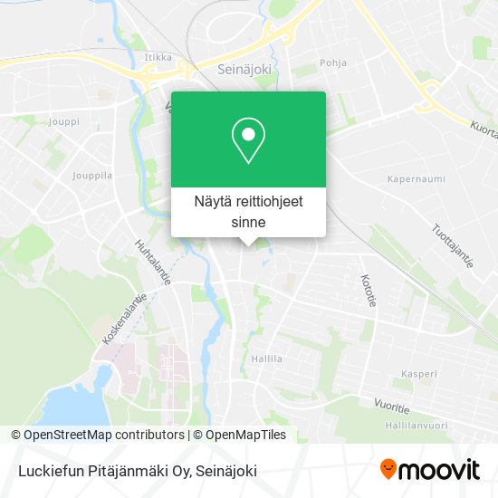 Luckiefun Pitäjänmäki Oy kartta
