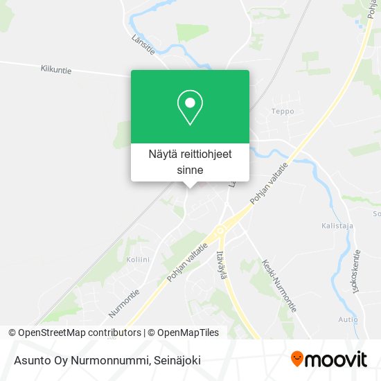 Asunto Oy Nurmonnummi kartta
