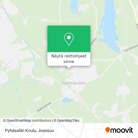 Pyhäselän Koulu kartta